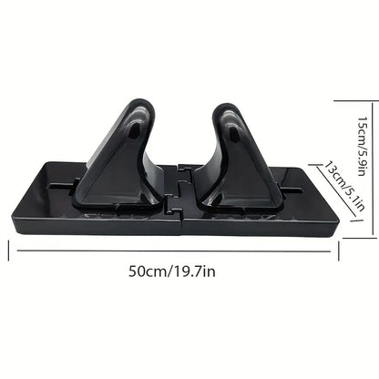 Black psoas release tool with 50 cm base and 15 cm height dimensions