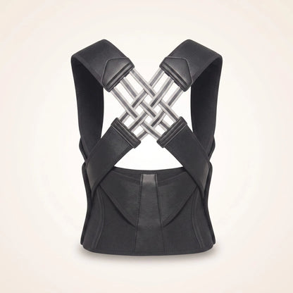 Pro Back Posture Corrector with adjustable X-cross support straps
