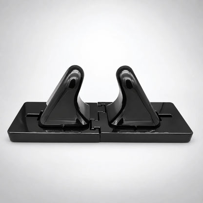 Black NASHIMPRO psoas muscle release tool with two curved heads on an adjustable base