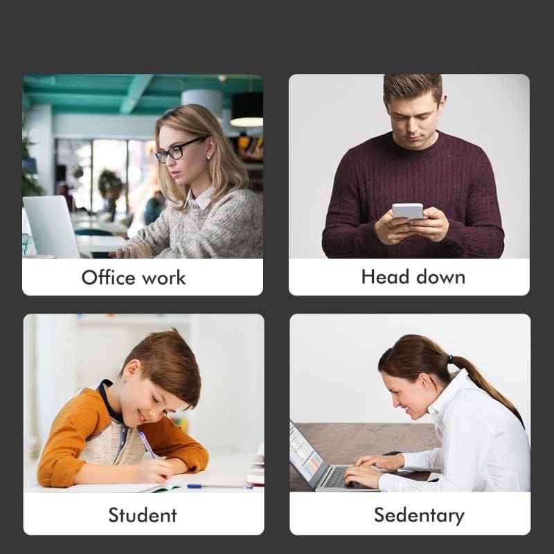 Smart Neck Posture Corrector for office work, phone use, studying, and laptop sessions